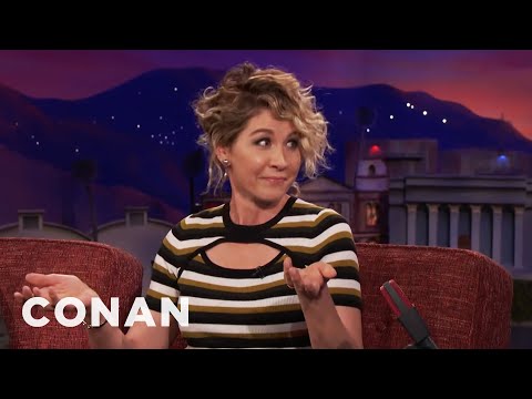 Jenna Elfman Watched Her Husband Make Out With Other Women | CONAN on TBS