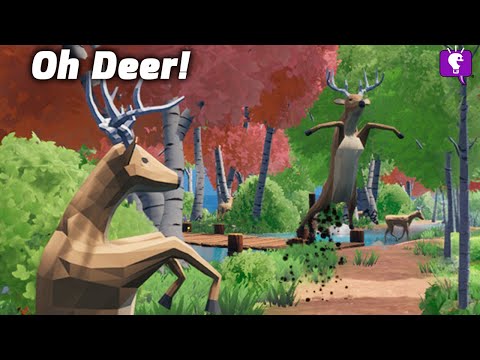 OH DEER! Among Us Style Game on HobbyFamilyTV