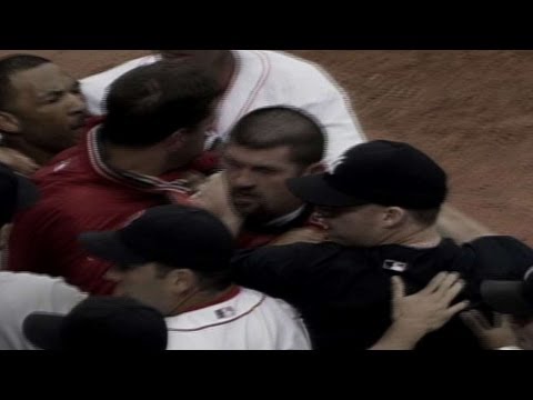 Alex Rodriguez, Jason Varitek spark brawl at Fenway Park