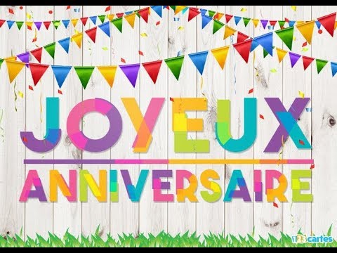 Happy Birthday (French Version)