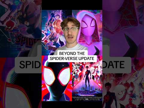 BEYOND THE SPIDER-VERSE RELEASE DATE UPDATE #spiderman