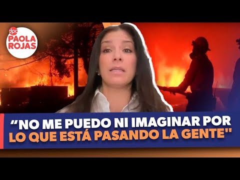 Alessandra Rosaldo habla sobre como fue evacuada de su casa en Los Ángeles, California | DPC