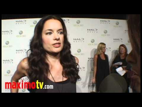 GINA HOLDEN on SAW 3D at XBOX 360 Launch of HALO: REACH