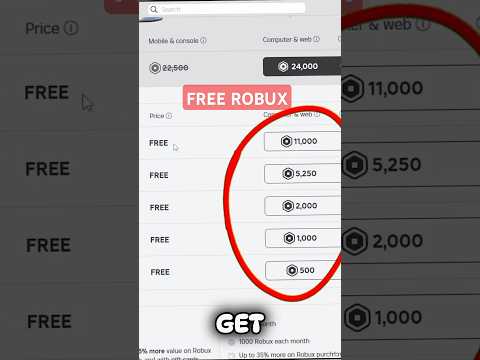 EASY TO GET FREE ROBUX ON ROBLOX (NEW TRICK) #roblox