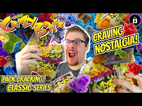 Craving Nostalgia! - Gogo's Crazy Bones (Original Classic 1996 Series) RARE Sealed Booster Cracking