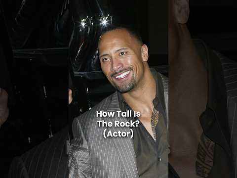 How Tall is Dwayne Johnson (The Rock)? (Height)