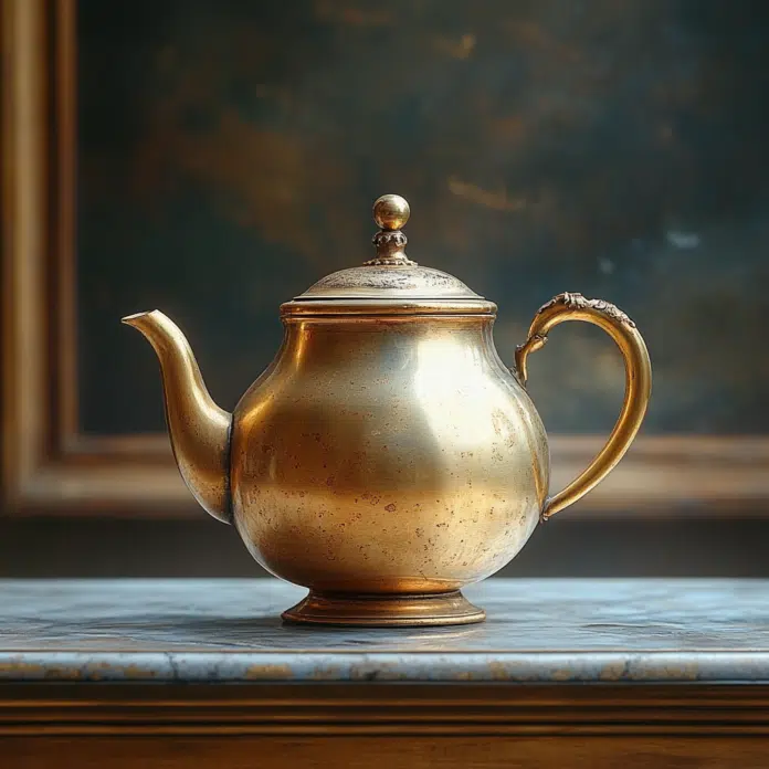 the brass teapot