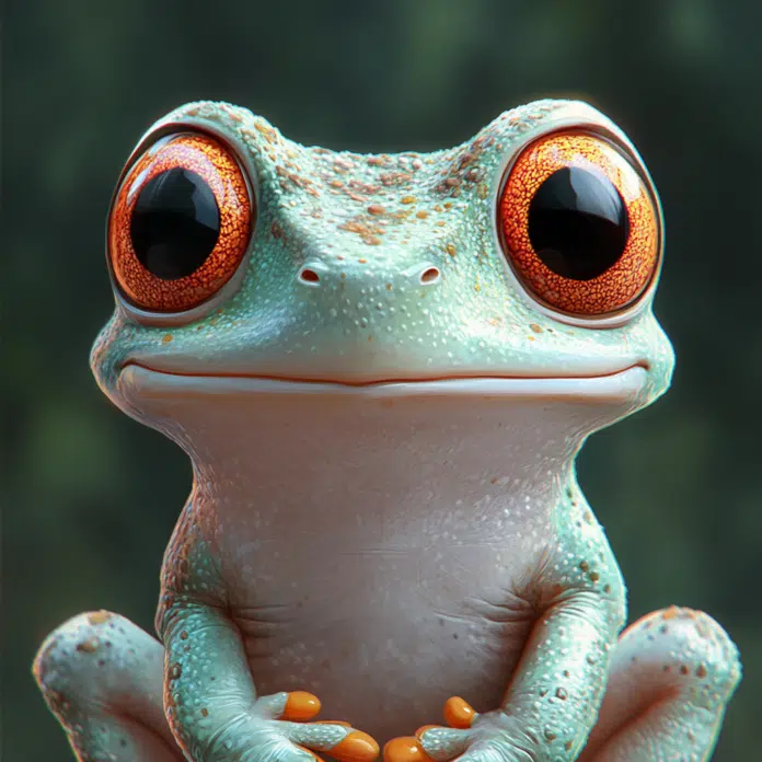 cartoon frog